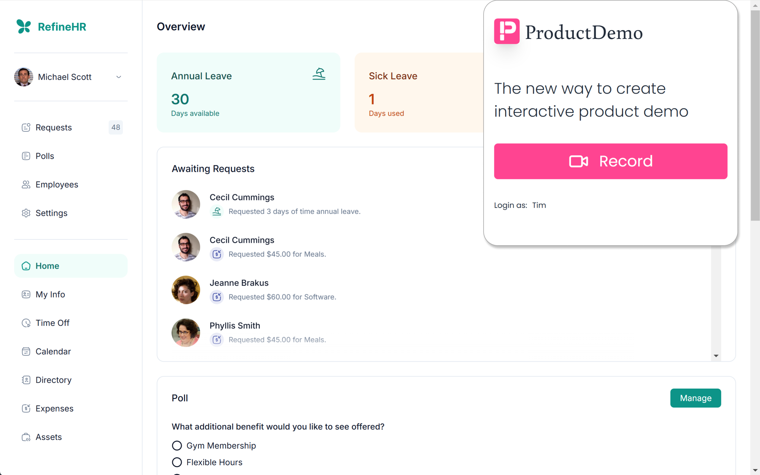 <p>Create a product demo using the Chrome Extension</p>