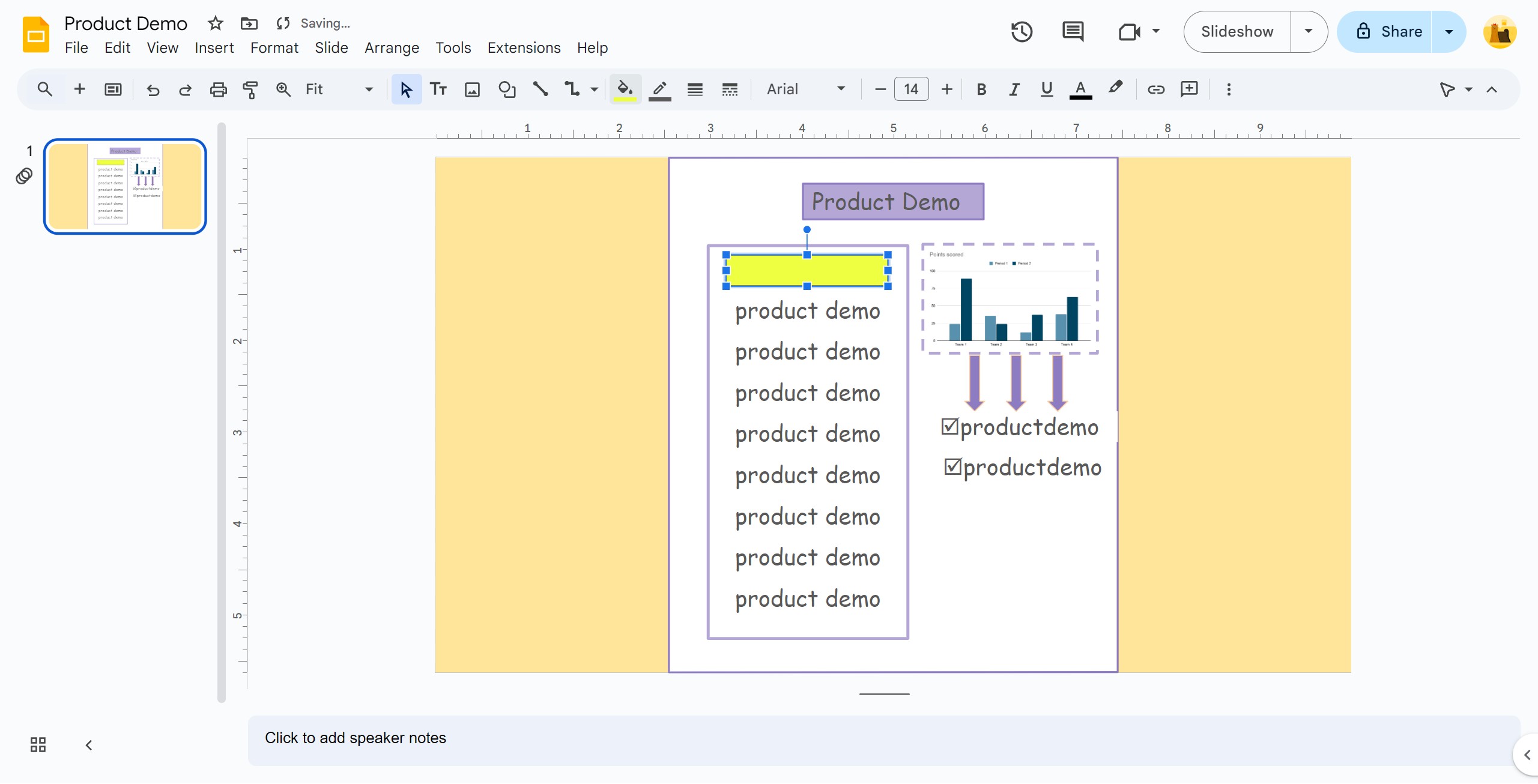<p>The text is now fully obscured. Select rectangle, click fill color.</p>